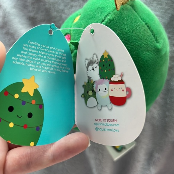 4” Carol the Christmas Tree Squishmallow - Picture 3 of 3